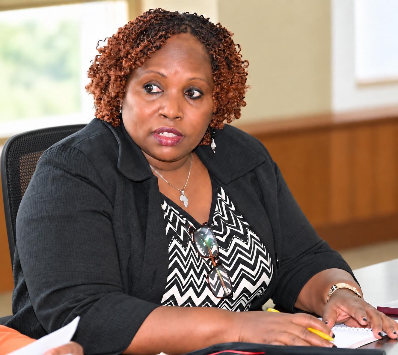 Lucy Mworia smiling